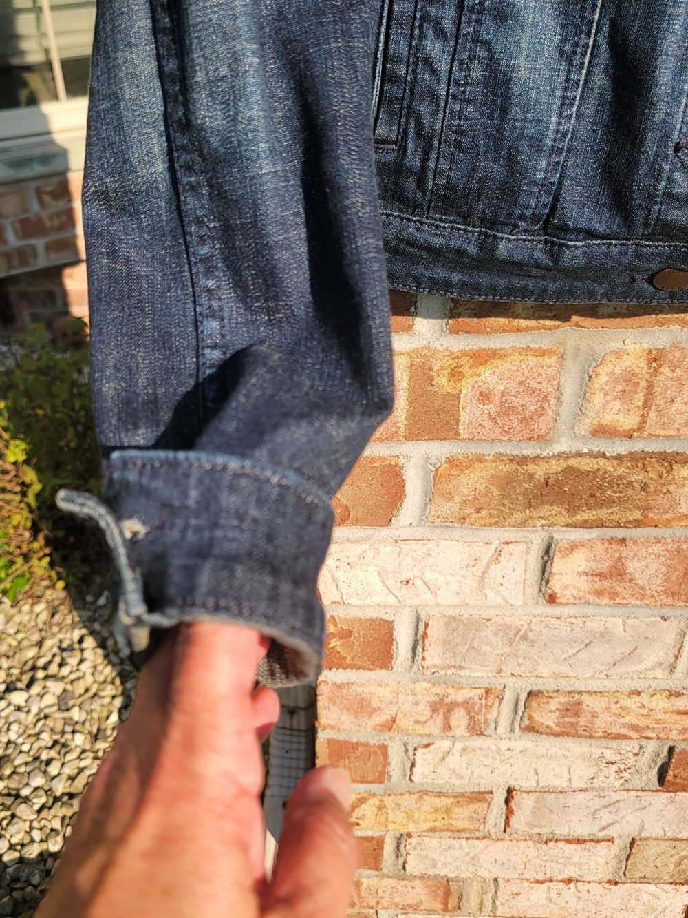 Women's Elle Indigo Blue Denim Jacket - Picture 5 of 8